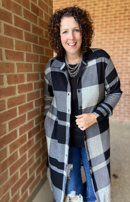 Buffalo Plaid Long Shacket