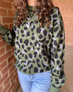 Army Cheetah Sweater