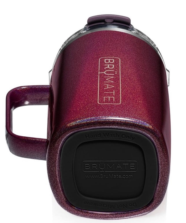 BruMate Toddy 16oz - GLITTER MERLOT