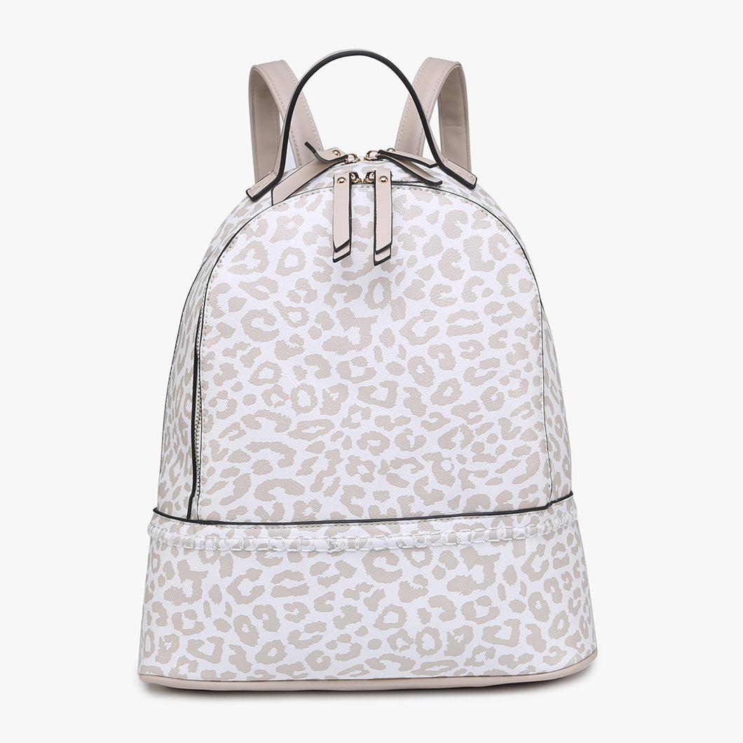 Taupe Cheetah Backpack
