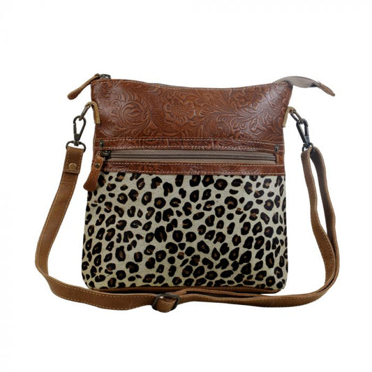 MYRA - Dynamic Leopard Print Hairon Bag