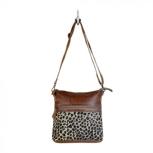 MYRA - Dynamic Leopard Print Hairon Bag