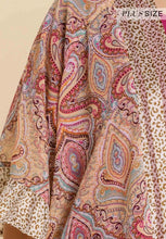 Load image into Gallery viewer, Sorbet Paisley Curvy Kimono