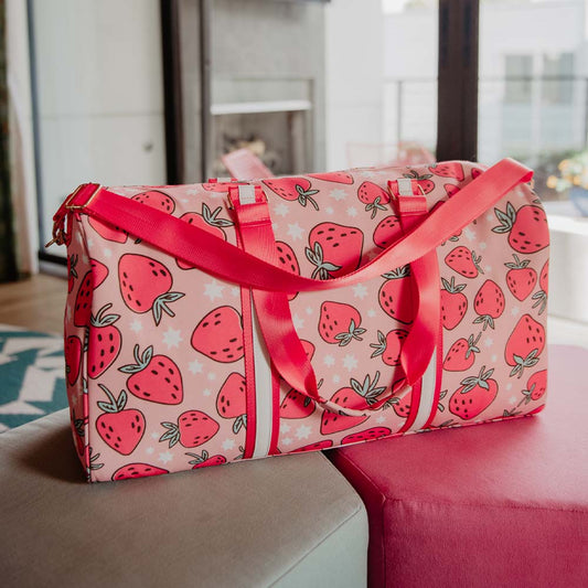 Bold Print Duffle Bag